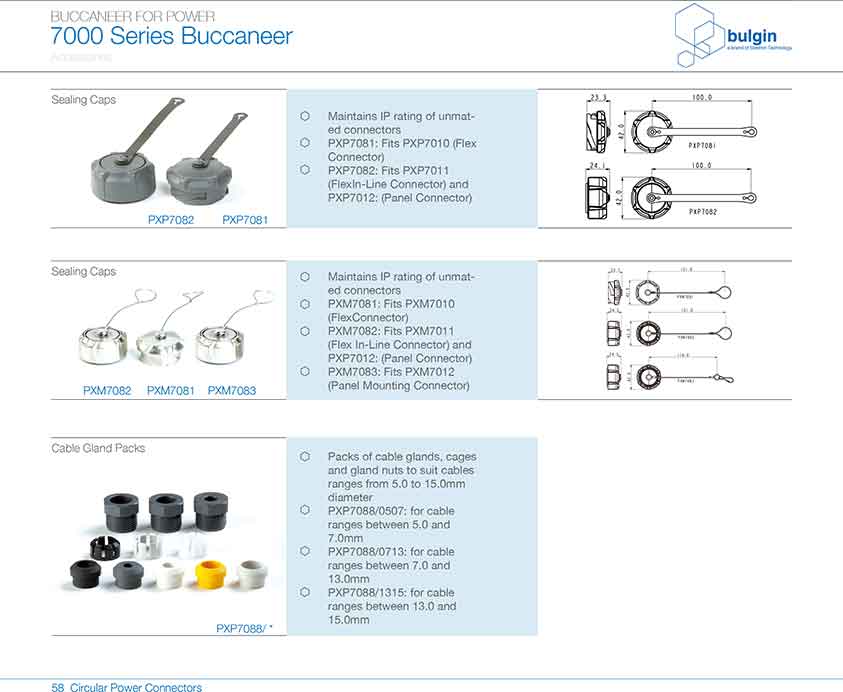 前面板安裝連接器PXP7012附件 前面板安裝連接器PXP7012附件