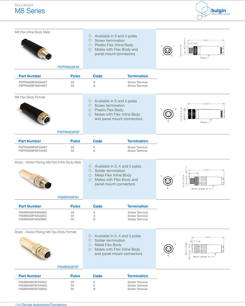 M8 A型公頭裝配式連接器規(guī)格型號(hào) M8 A型公頭裝配式連接器規(guī)格型號(hào)