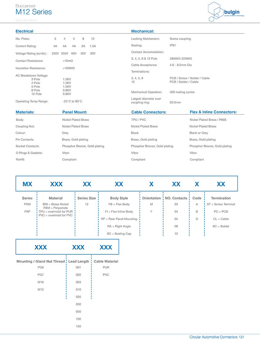 M12A編碼母頭焊線式連接器選型 M12A編碼母頭焊線式連接器選型