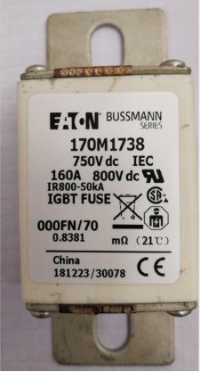 逆變電源保護(hù)熔斷器 170M1738